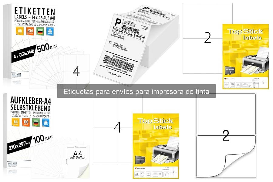 Comparativa de etiquetas para envíos: TopStick y más