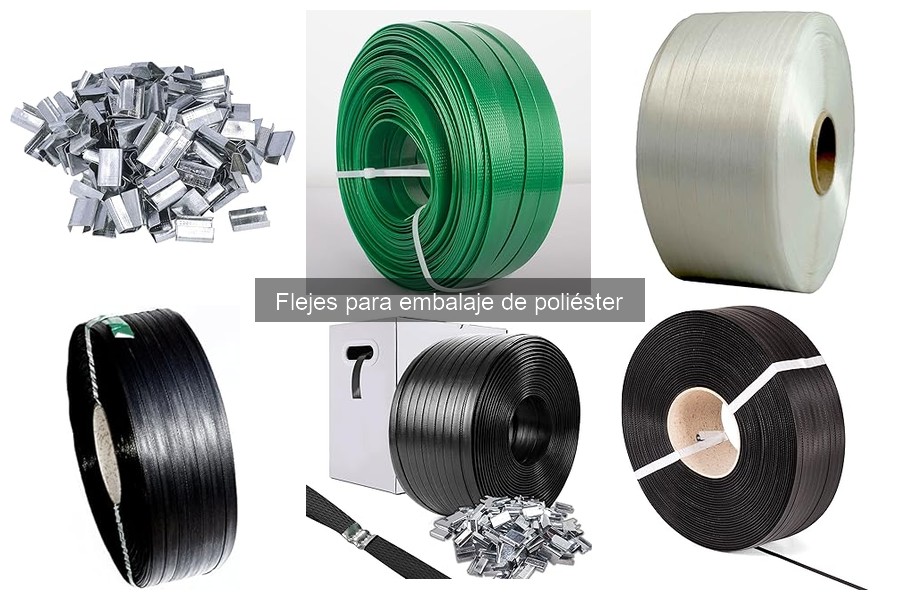 Comparativa de flejes de poliéster vs acero y plástico