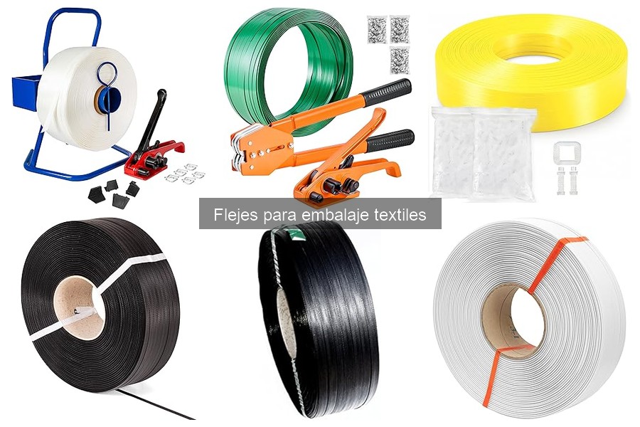 Comparativa de flejes plásticos vs metálicos para embalaje textil