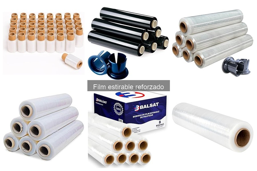 Comparativa de grosores de film estirable reforzado