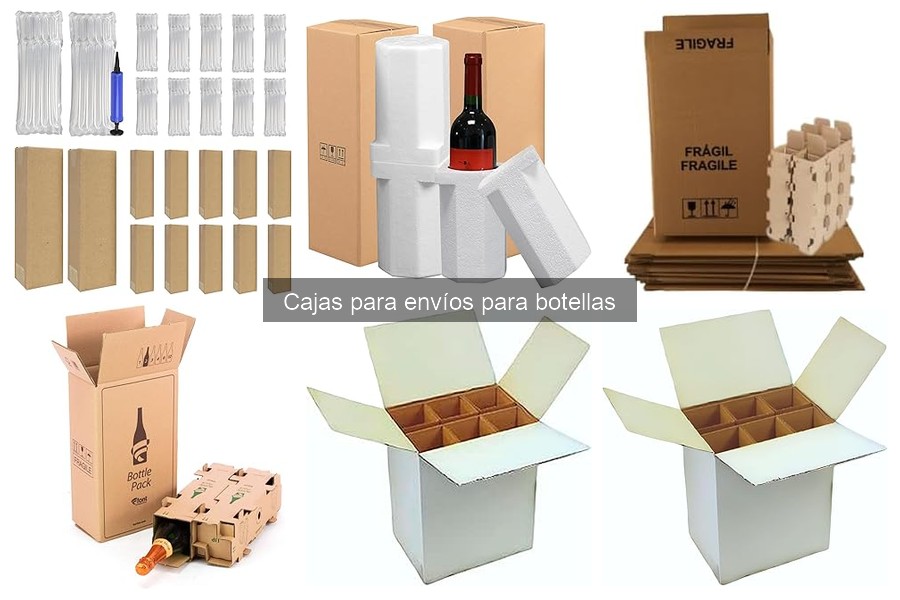 Comparativa de precios de cajas para envíos de botellas