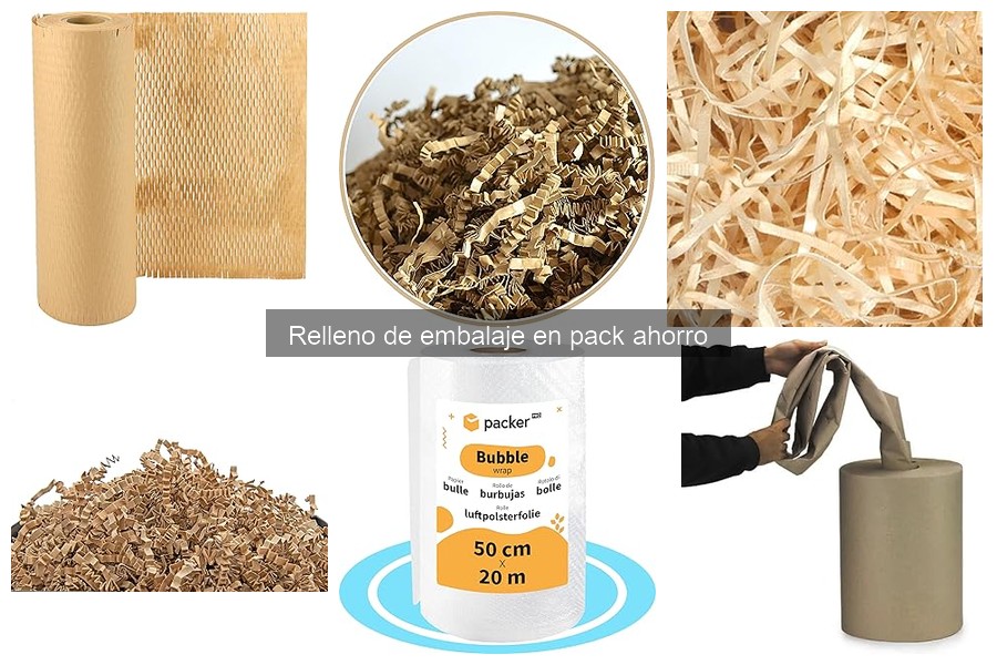 Comparativa de precios de relleno de embalaje en pack ahorro