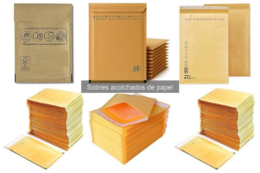 Comparativa de precios de sobres acolchados de papel