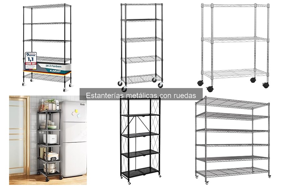 Comparativa: Estanterías Metálicas con Ruedas vs Fijas