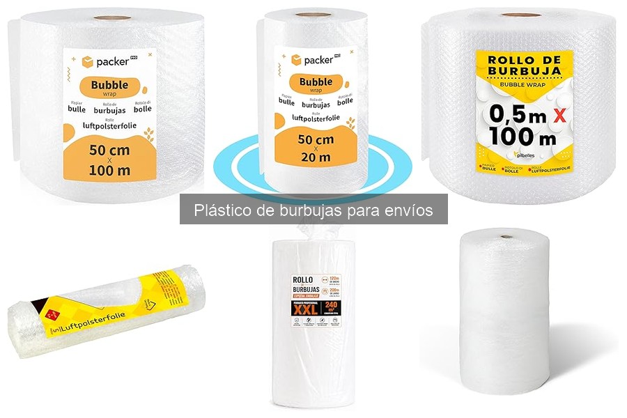 Comparativa: Plástico de burbujas estándar vs biodegradable