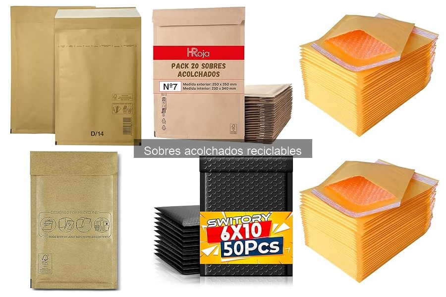 Compra sobres acolchados reciclables a buen precio