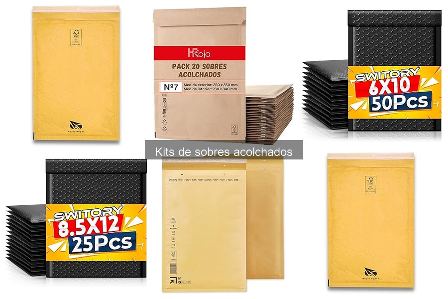 Consejos para empaquetar productos en sobres acolchados