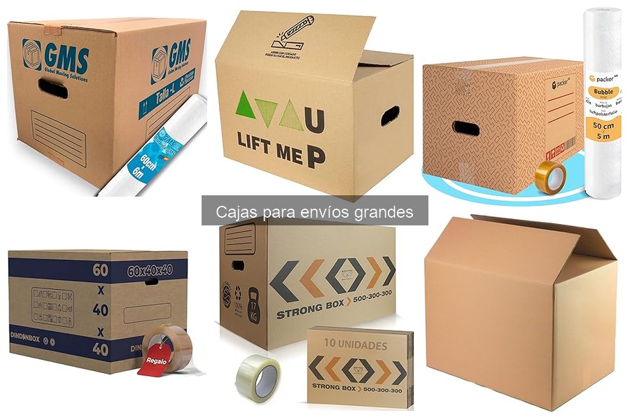 Consideraciones medioambientales cajas grandes para envíos