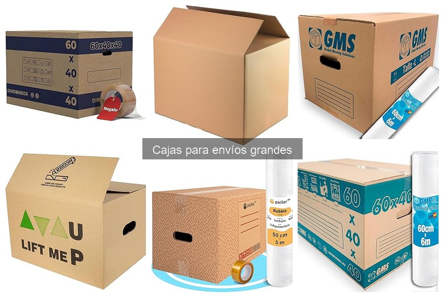 Costos de Cajas para Envíos Grandes: Precios y Presupuestos