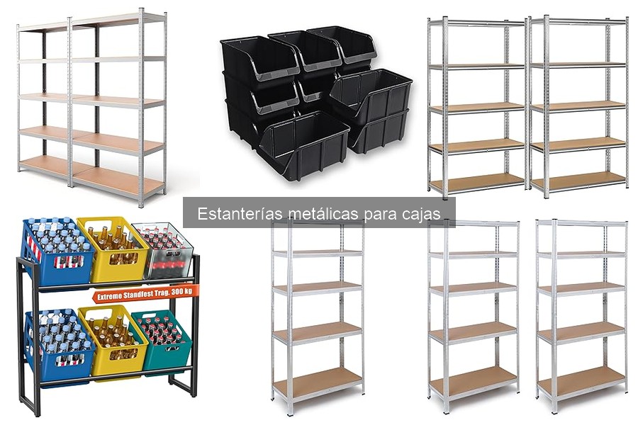 Costos promedio de estanterías metálicas para cajas en 2023