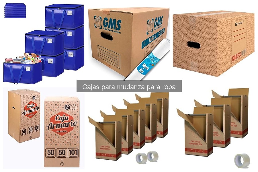 Críticas de cajas para mudanza de ropa: opiniones reales