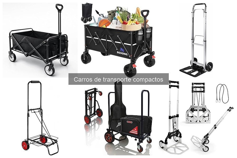 ¿Cuánto pesa un carro de transporte compacto típico?