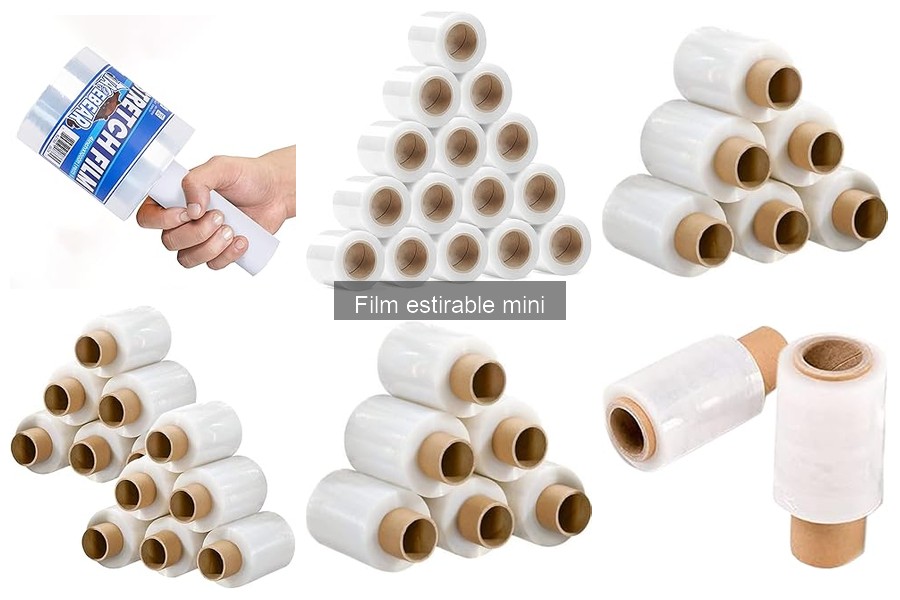 ¿Cuánto rinde un rollo de film estirable mini?