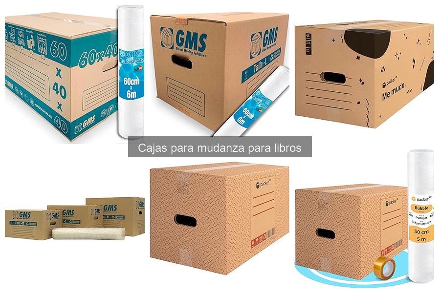 Diferencias entre cajas grandes y pequeñas para libros
