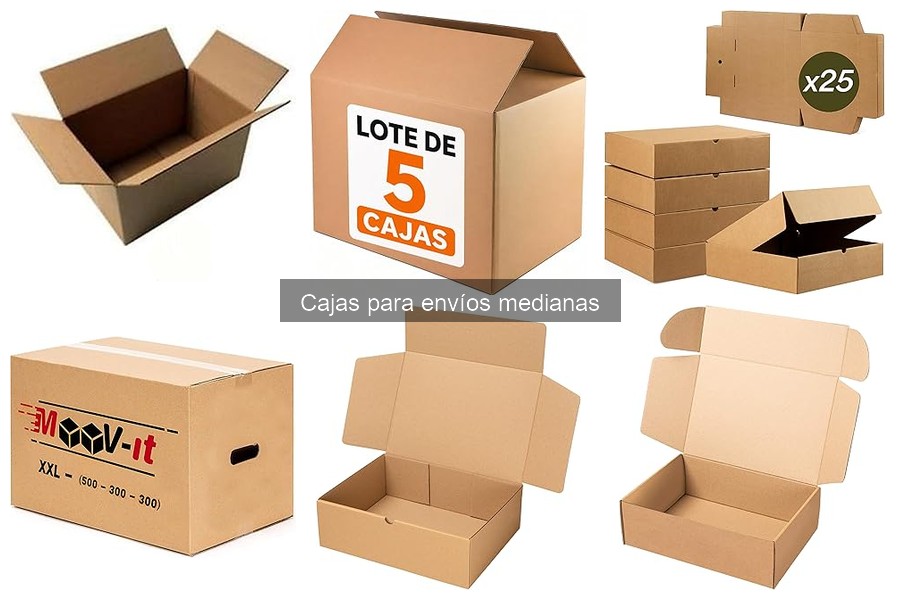 Diferencias entre cajas para envíos medianas y cajas de cartón