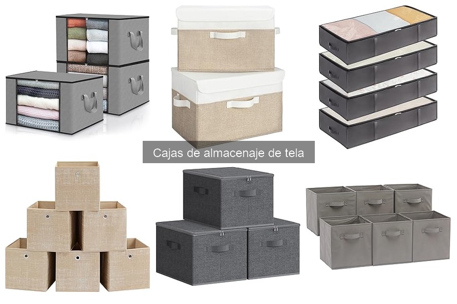 ** Dónde comprar cajas de almacenaje de tela al mejor precio