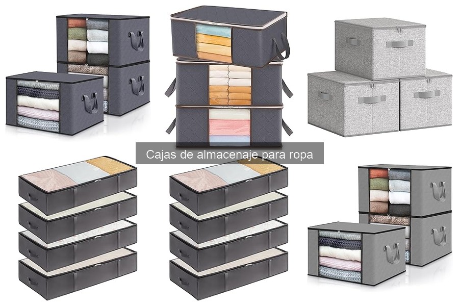 Dónde comprar cajas de almacenaje para ropa baratas
