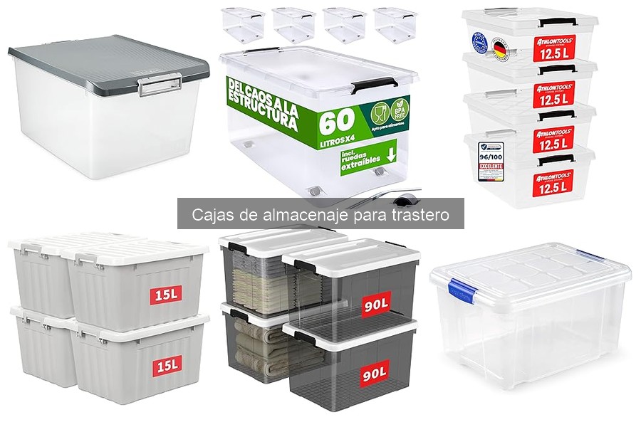 Dónde comprar cajas de almacenaje para trastero fácilmente