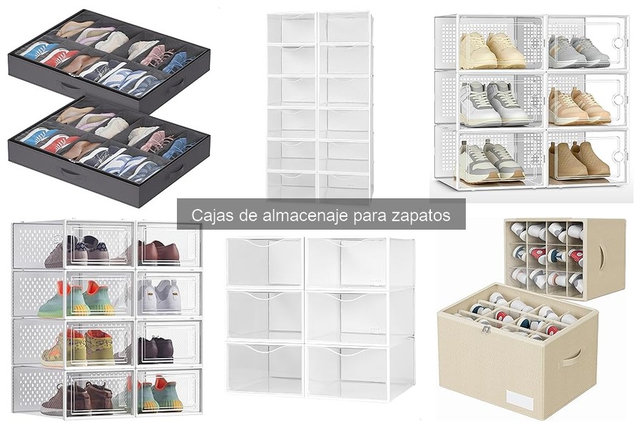 ** Dónde comprar cajas de almacenaje para zapatos: Mejores opciones