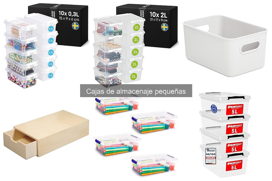 Dónde comprar cajas de almacenaje pequeñas a buen precio
