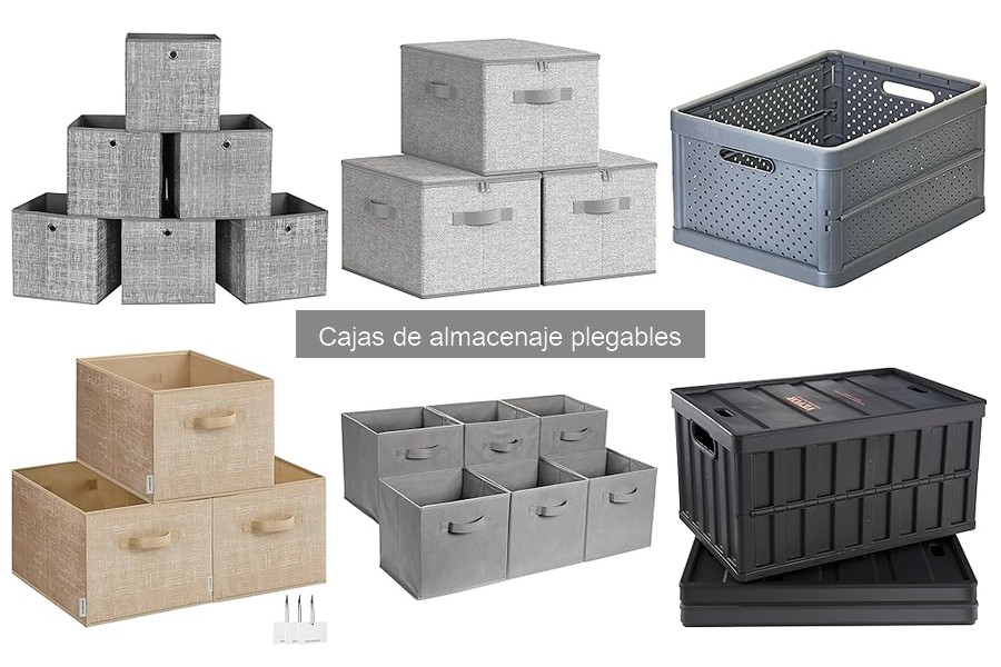 Dónde comprar cajas de almacenaje plegables: mejores opciones