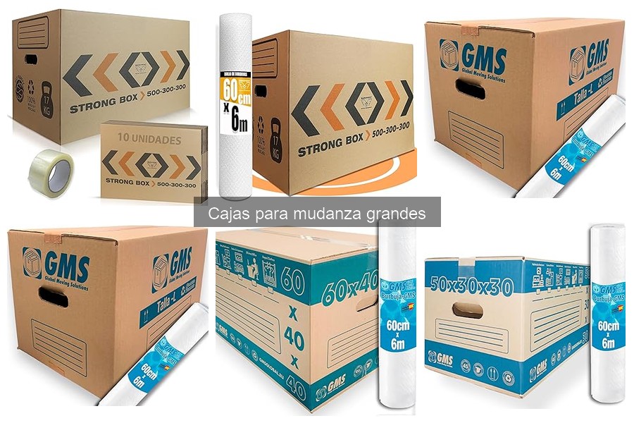 Dónde comprar cajas grandes para mudanza a buen precio