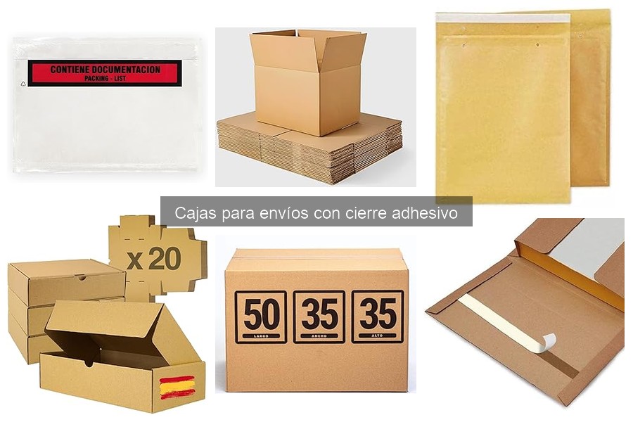 Dónde comprar cajas para envíos con cierre adhesivo