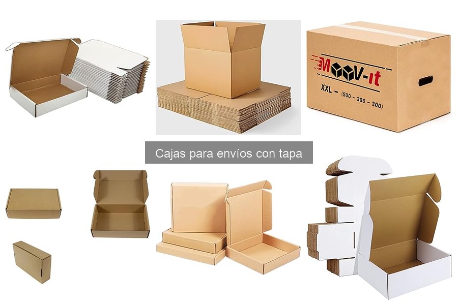 Dónde comprar cajas para envíos con tapa a buen precio