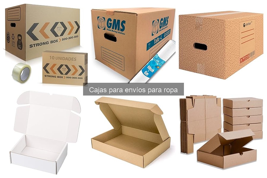 Dónde comprar cajas para envíos de ropa: las mejores opciones
