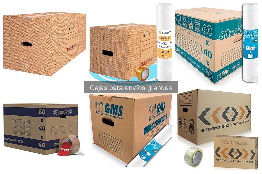 Dónde comprar cajas para envíos grandes: guía completa