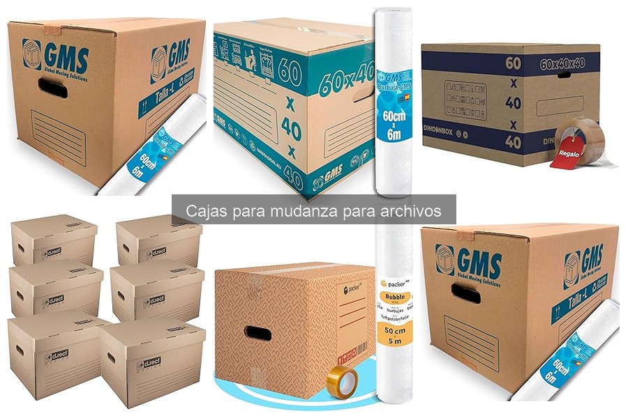 Dónde Comprar Cajas para Mudanza de Archivos Eficazmente