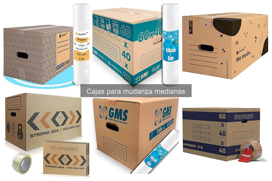 Dónde comprar cajas para mudanza medianas: guía de opciones