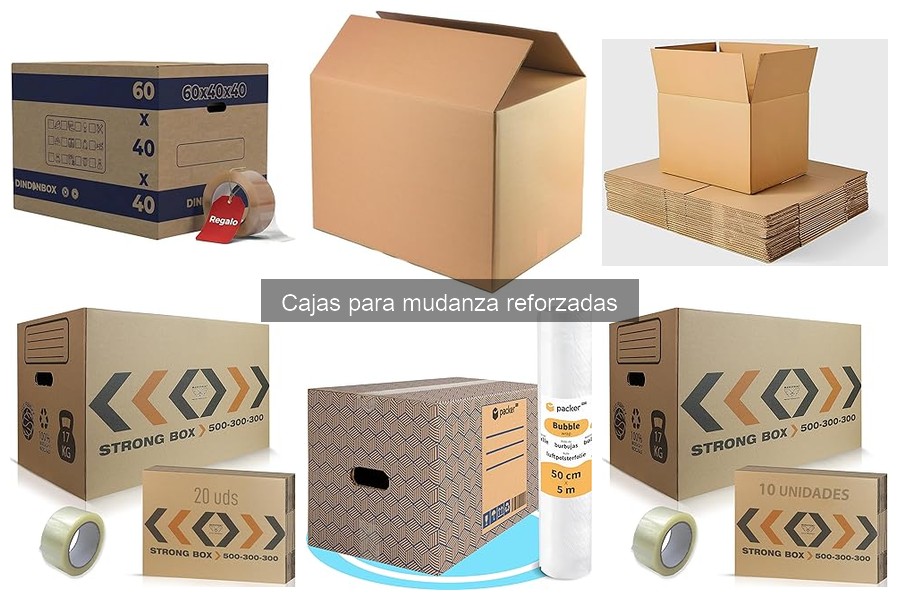 Dónde comprar cajas para mudanza reforzadas: opciones y precios