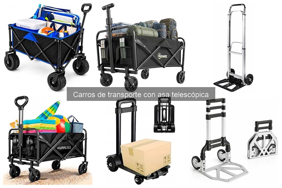 Dónde comprar carros de transporte con asa telescópica baratos