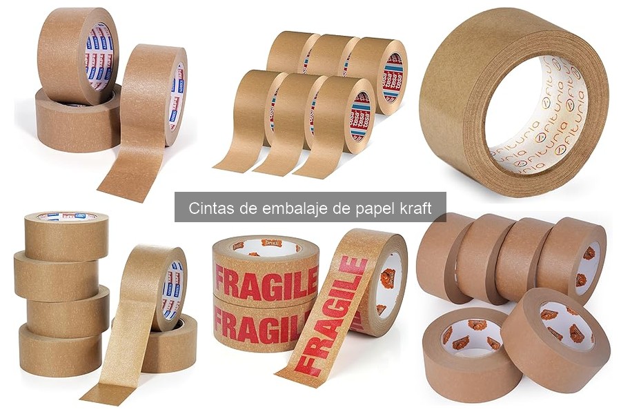 Dónde comprar cinta de embalaje de papel kraft y precios