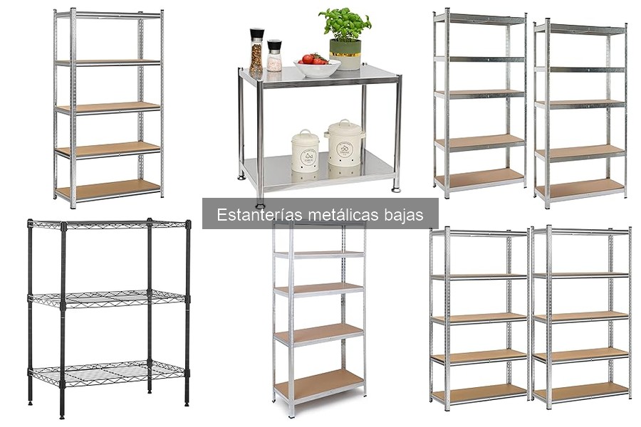 Dónde comprar estanterías metálicas bajas al mejor precio