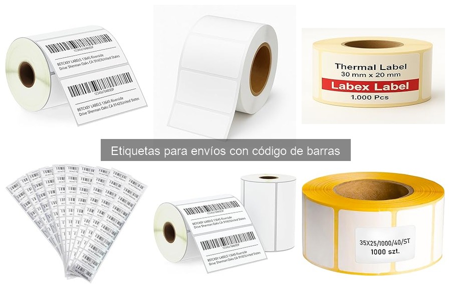 Dónde comprar etiquetas para envíos con código de barras