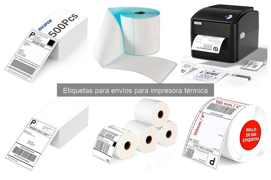 Dónde comprar etiquetas para envíos para impresoras térmicas