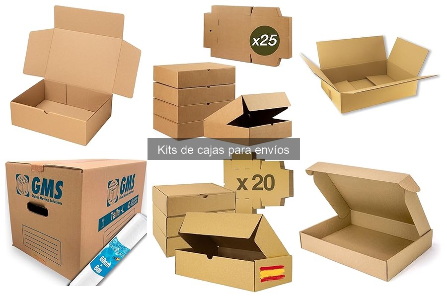 Dónde comprar los mejores kits de cajas para envíos