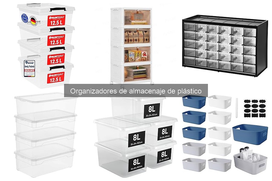 Dónde comprar organizadores de almacenaje de plástico
