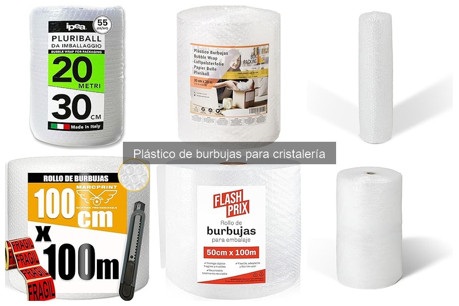 Dónde comprar plástico de burbujas para cristalería a buen precio