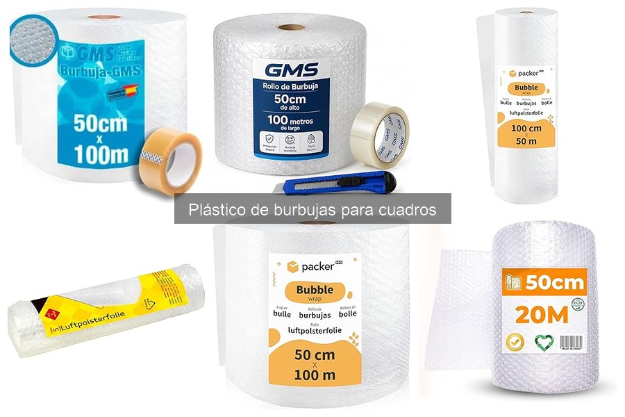 Dónde comprar plástico de burbujas para cuadros: mejores opciones