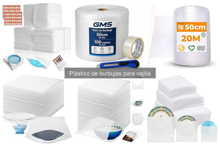 Dónde comprar plástico de burbujas para vajilla de calidad