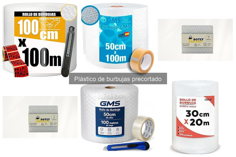 ¿Dónde comprar plástico de burbujas precortado en línea?