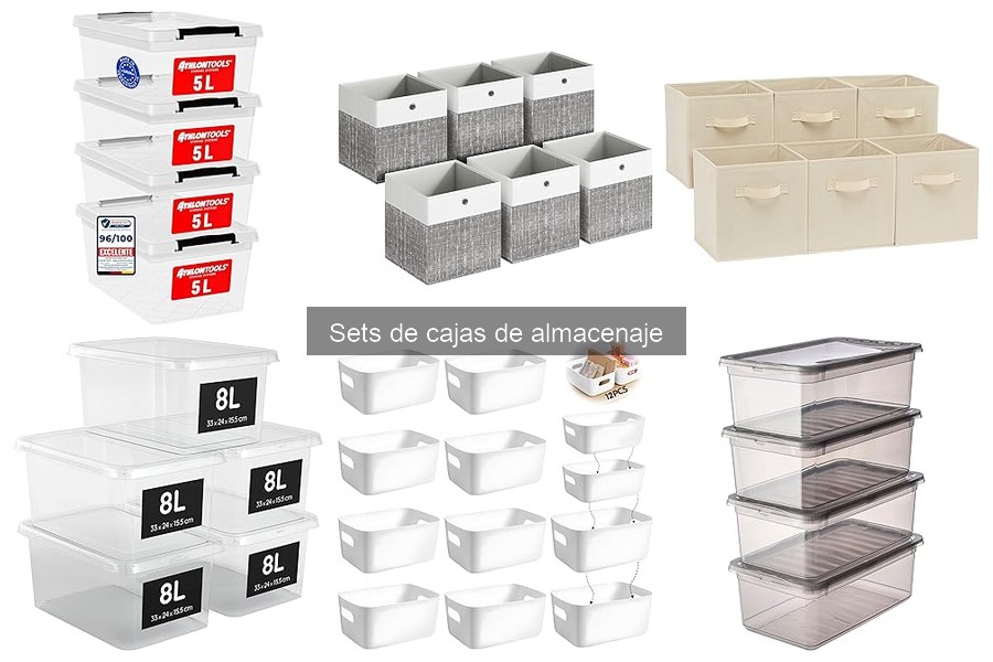 Dónde comprar sets de cajas de almacenaje a buen precio