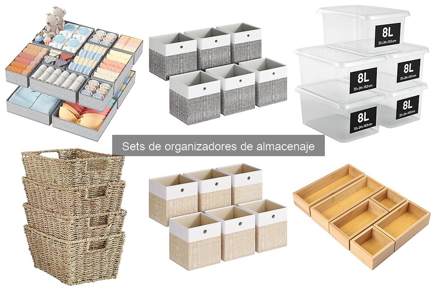 Dónde comprar sets de organizadores de almacenaje online