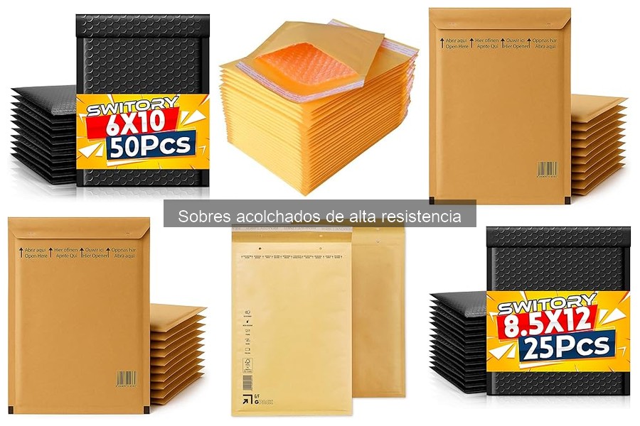 ¿Dónde comprar sobres acolchados de alta resistencia baratos?