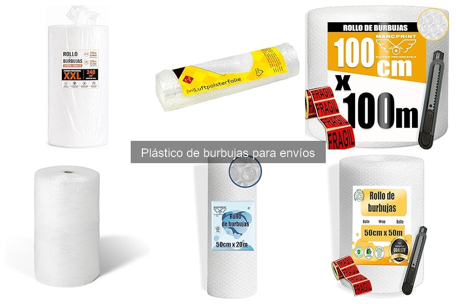 El Tamaño Ideal de Plástico de Burbujas para Tus Envíos