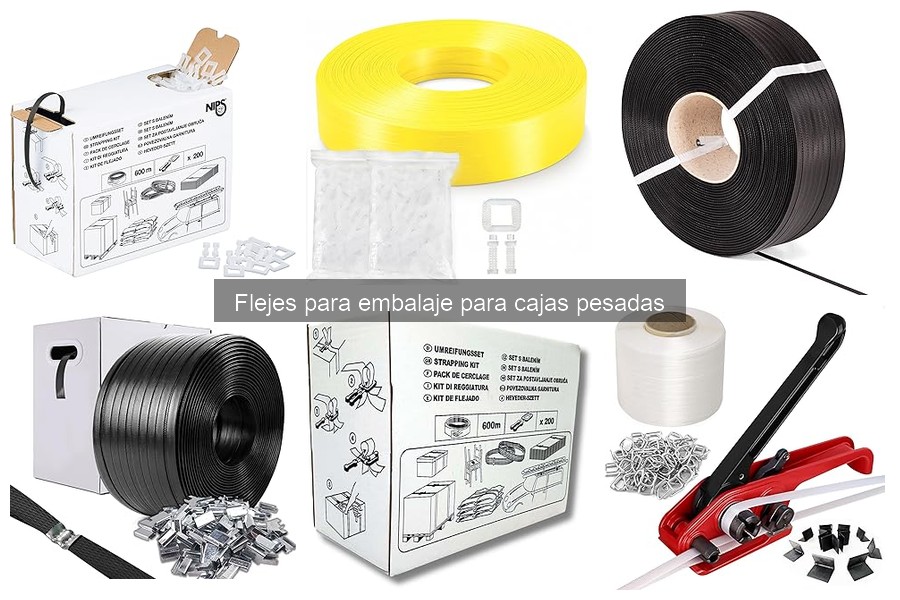 Errores comunes al elegir flejes para embalaje de cajas pesadas