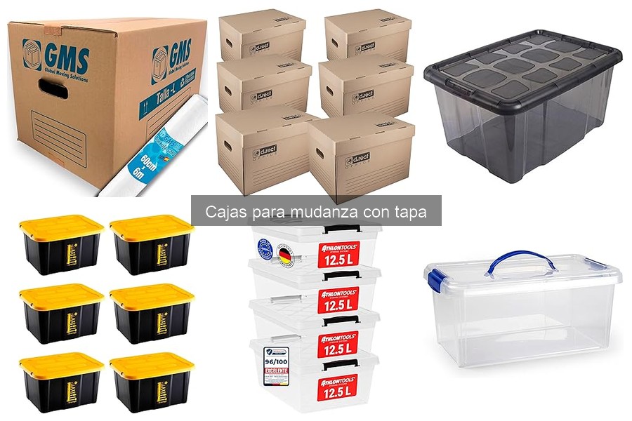 Errores comunes al usar cajas para mudanza con tapa